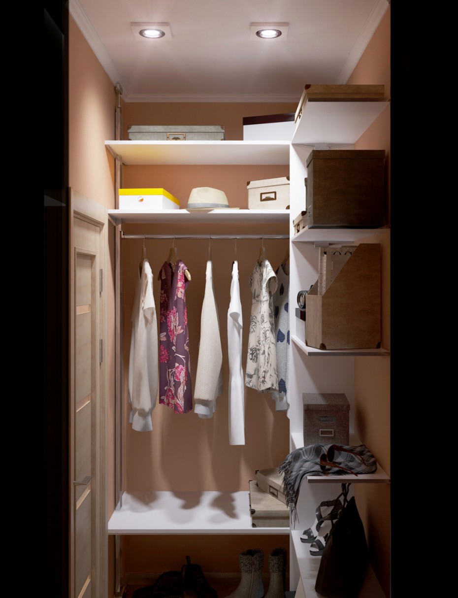 Walk-in Closet dans 3d max vray image