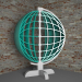 Globe_1 in 3d max vray 3.0 image