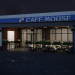 café du jeu dans 3d max corona render image