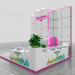 Der Messestand von Anna Lotan in 3d max mental ray Bild