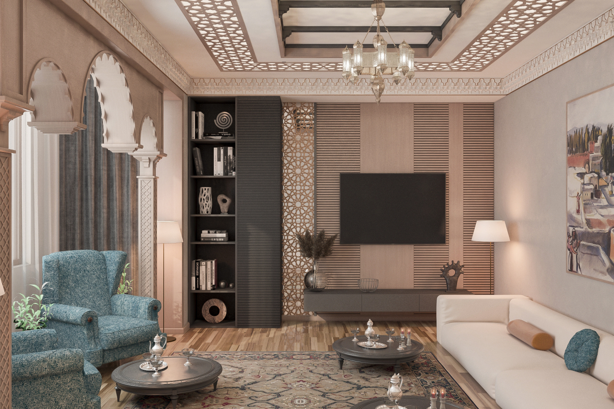 living room in 3d max vray 3.0 image