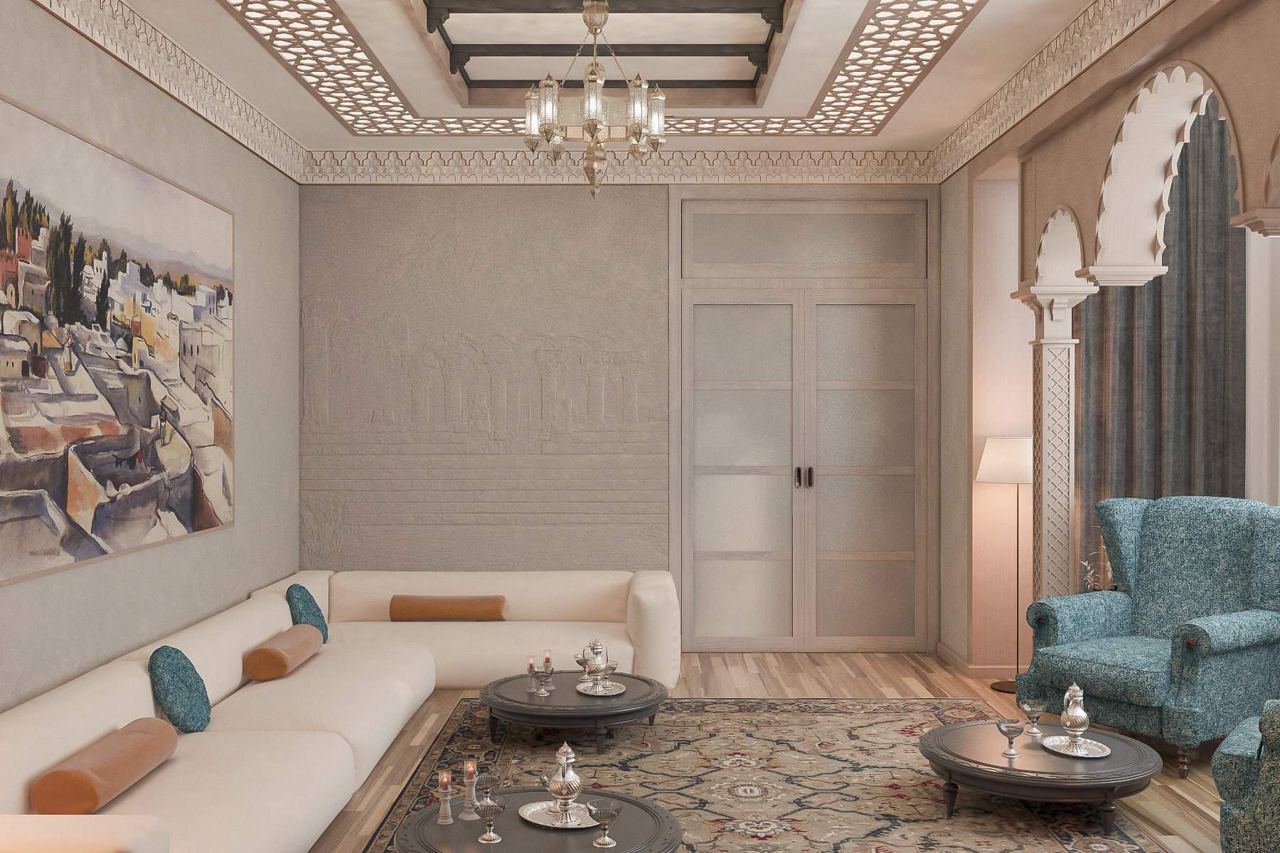 Salon dans 3d max vray 3.0 image