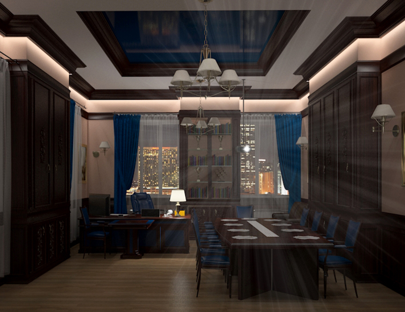 Salle de bureau dans 3d max vray 3.0 image