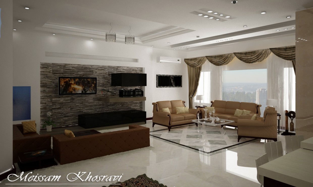 imagen de Sala-2 en 3d max vray