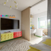 Chambre pour enfants au style de LEGO