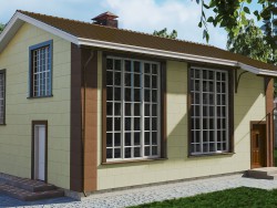 Projet de projet de la reconstruction de la maison de campagne