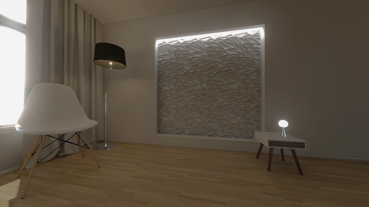 Tasarım in 3d max mental ray resim