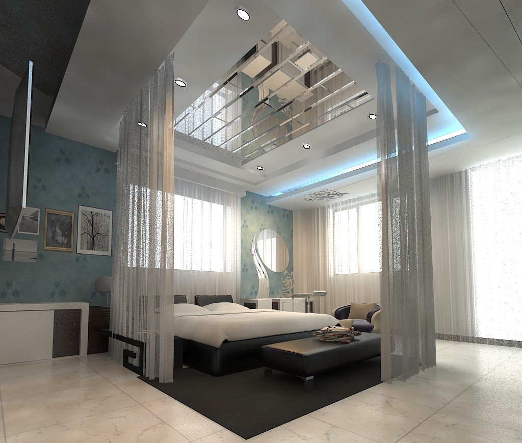 chambre à coucher dans 3d max vray image