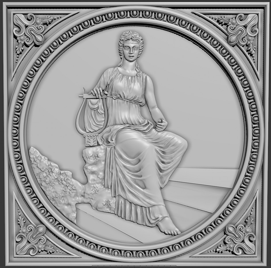 Bas-Relief in ZBrush Other Bild