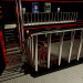 imagen de La entrada a la pista de baile "alternativa Cafe en 3d max vray