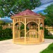 Simple round gazebo