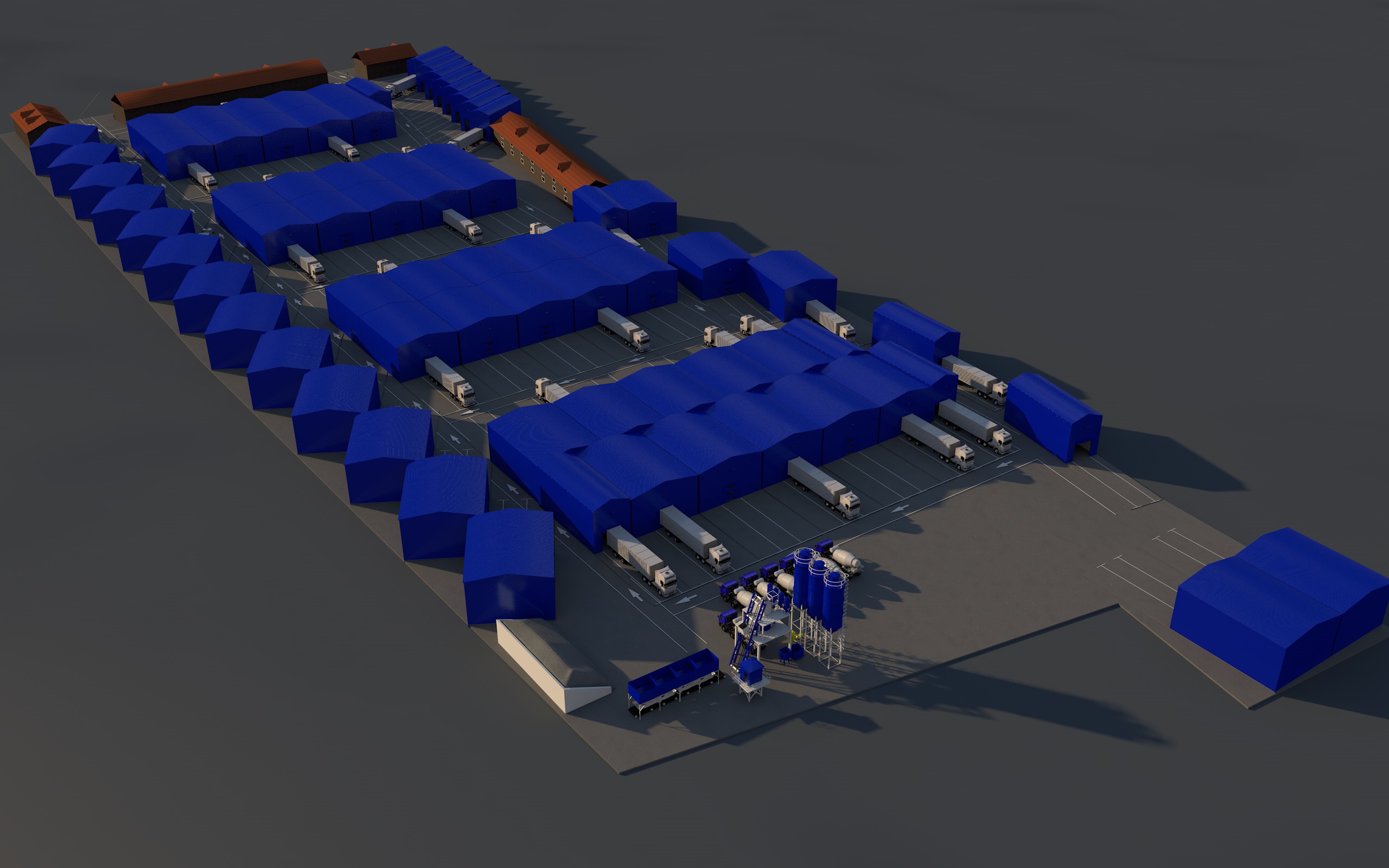 imagen de Concepto para la modernización del territorio en Cinema 4d Standard