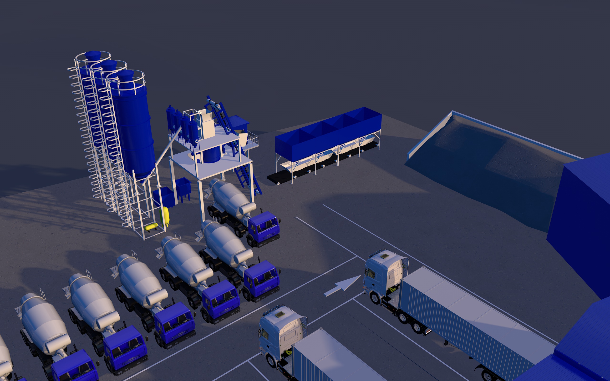 imagen de Concepto para la modernización del territorio en Cinema 4d Standard