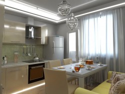 One bedroom apartment in Tver. Kitchen