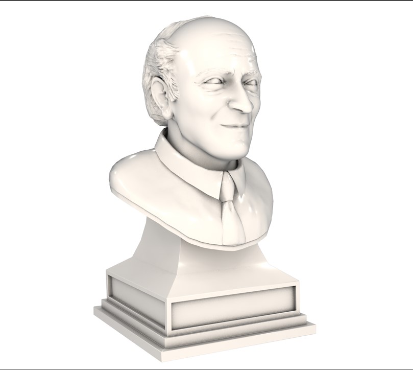 Bust in Cinema 4d Thea render image