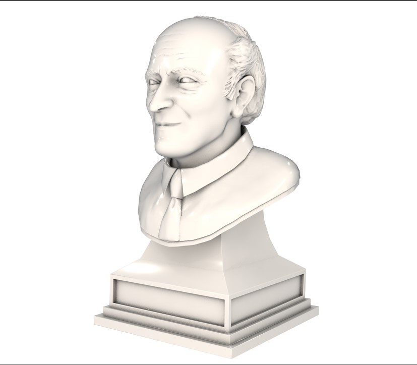 Bust in Cinema 4d Thea render image