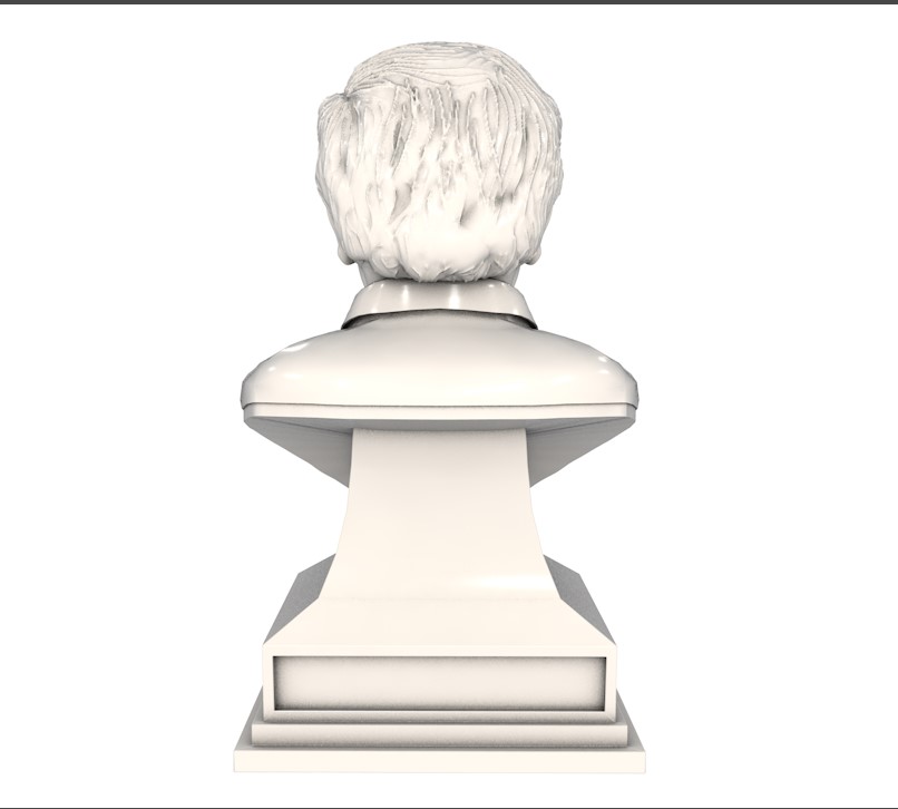 Bust in Cinema 4d Thea render image