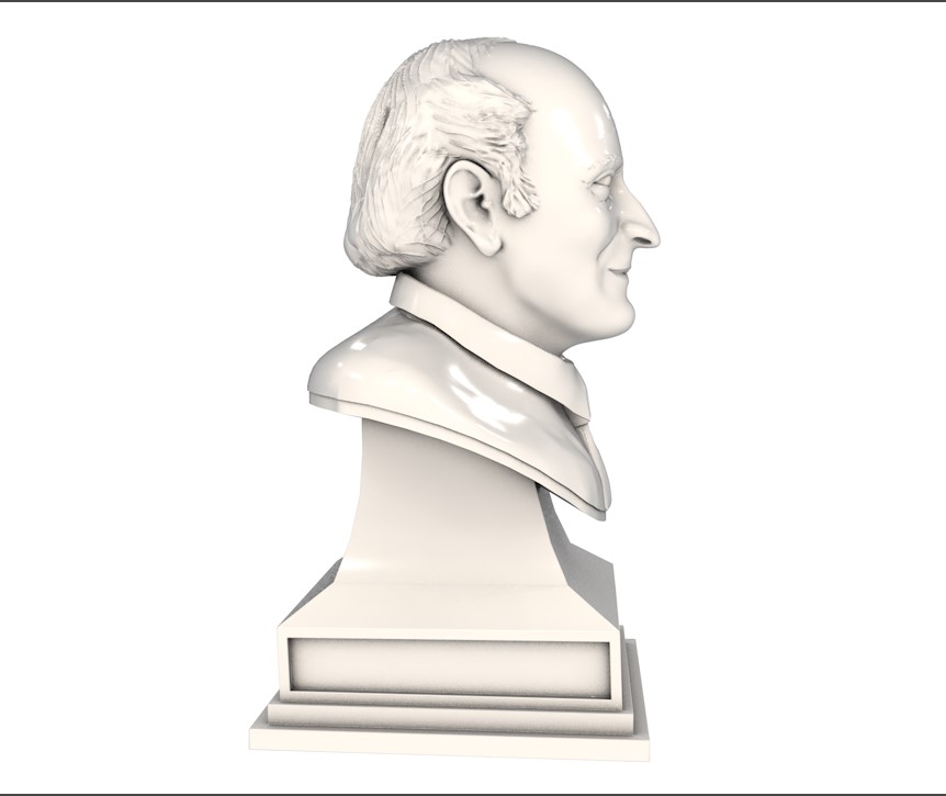 Bust in Cinema 4d Thea render image