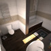 imagen de azulejos del baño Hyde Park en 3d max vray