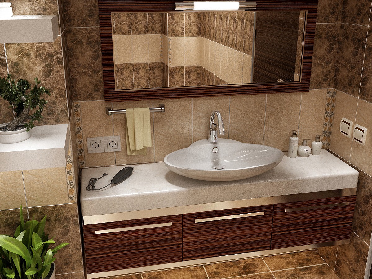 W.C. dans 3d max vray 2.5 image