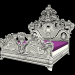 Cama EMPRESS em Rhino FinalRender imagem