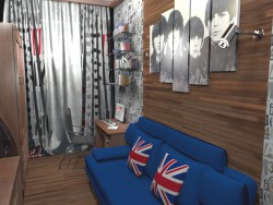 Teenager boy room