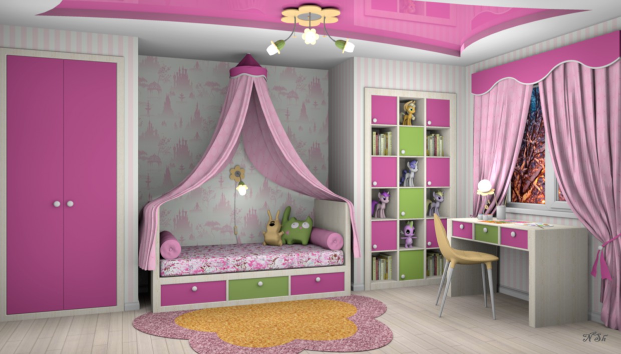 Quarto infantil para uma menina em Outra coisa Other imagem