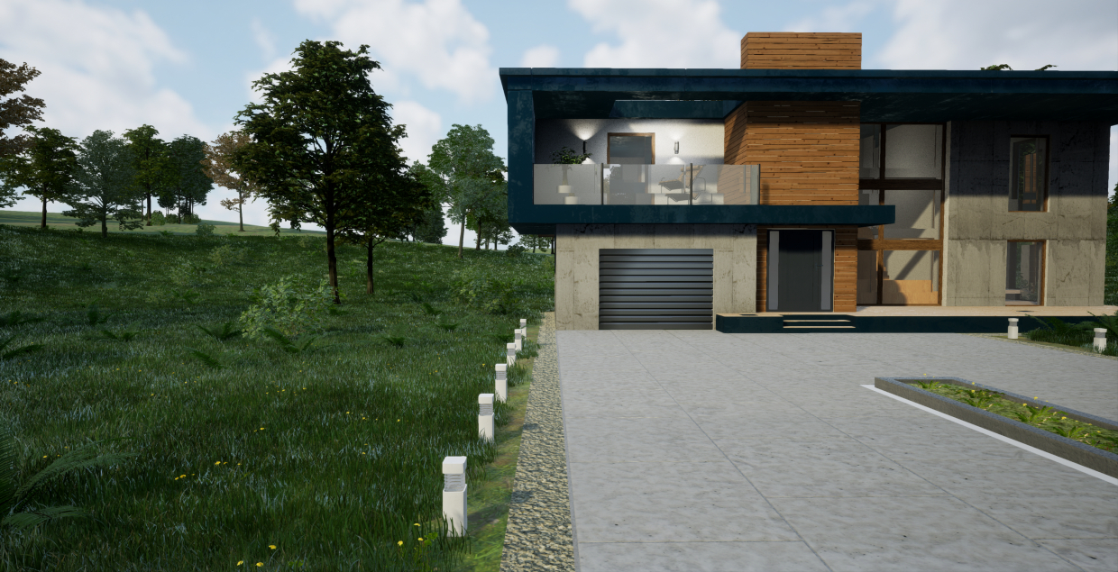 Architectural Visualization with UE 4 - Summer House in 3d max Other image