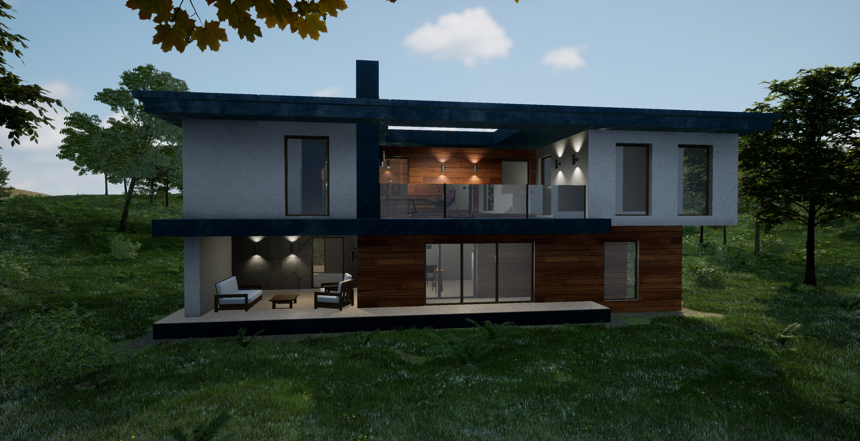 Architekturvisualisierung mit UE 4 - Sommerhaus in 3d max Other Bild