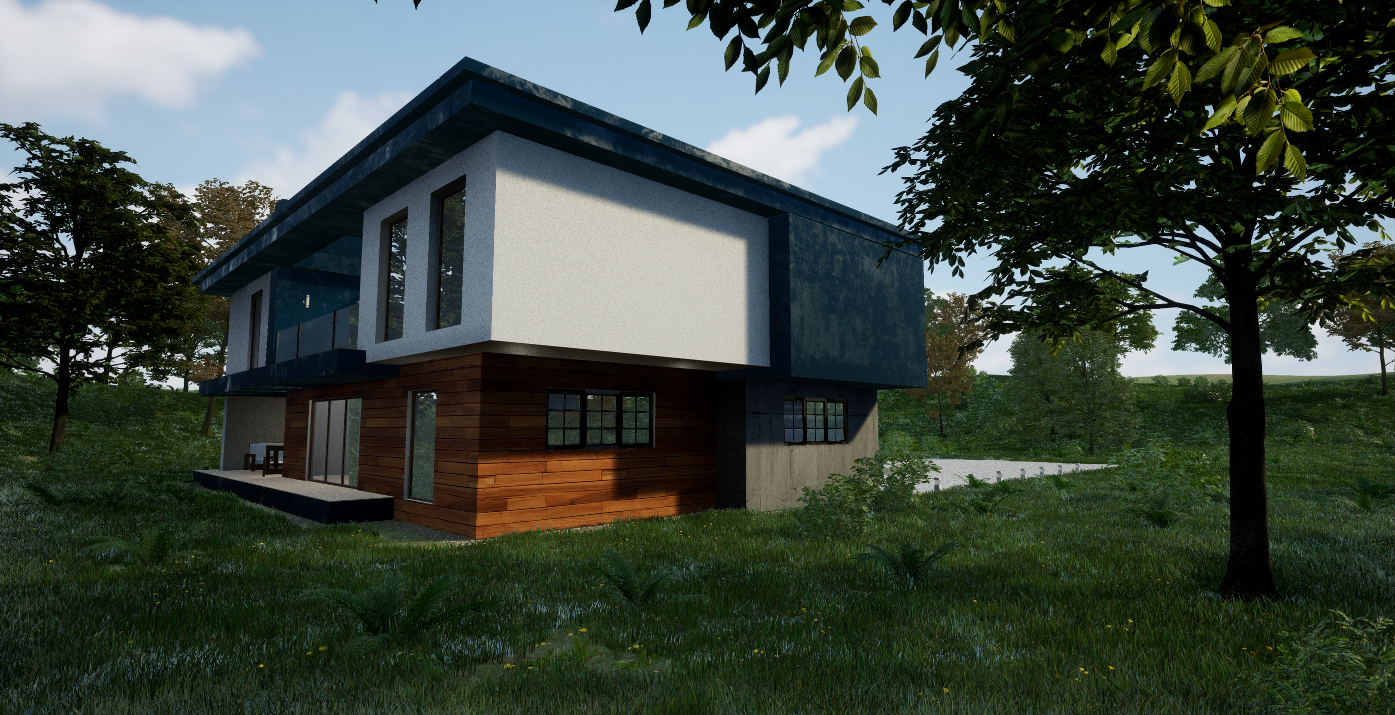 Architectural Visualization with UE 4 - Summer House in 3d max Other image