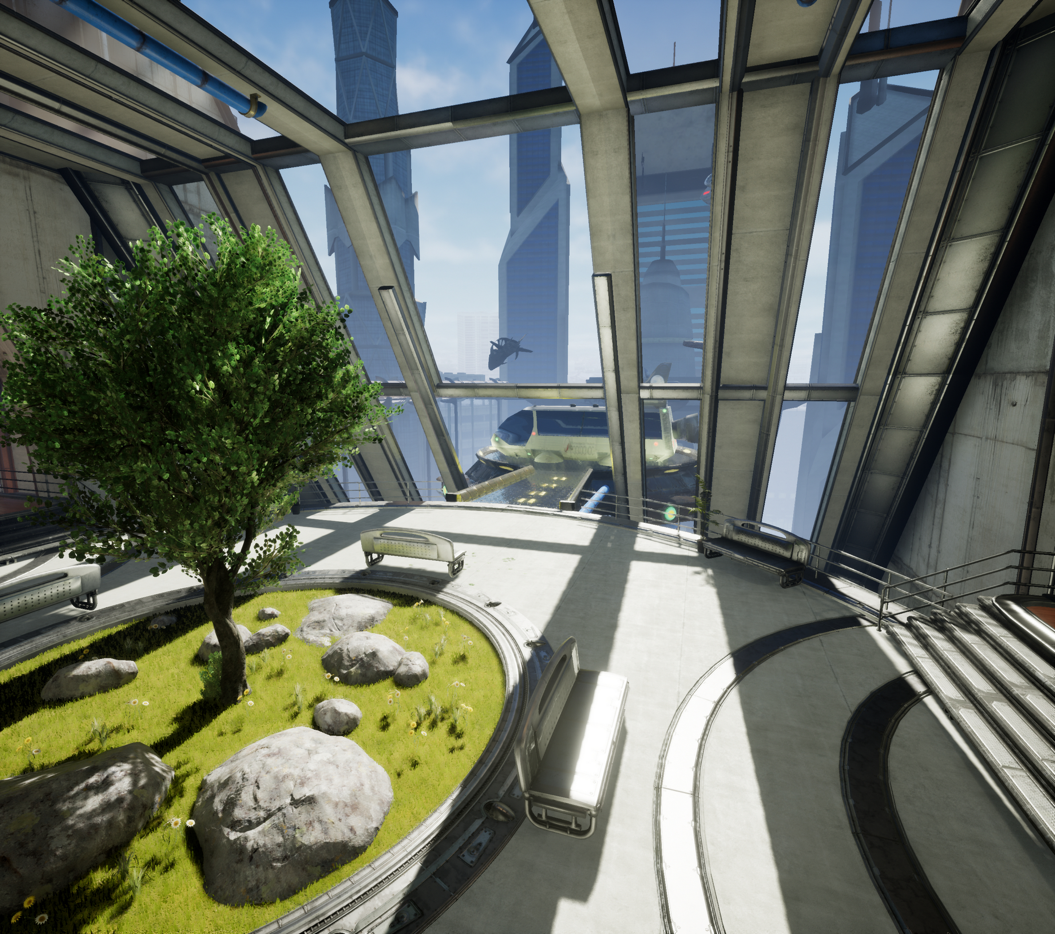 Future Space City avec UE 4 dans 3d max Other image