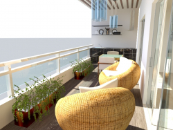 Terrasse Balkon Bermudez