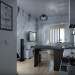 Appartement avec des illusions d’optique et... lampadaire-chien. dans Cinema 4d corona render image