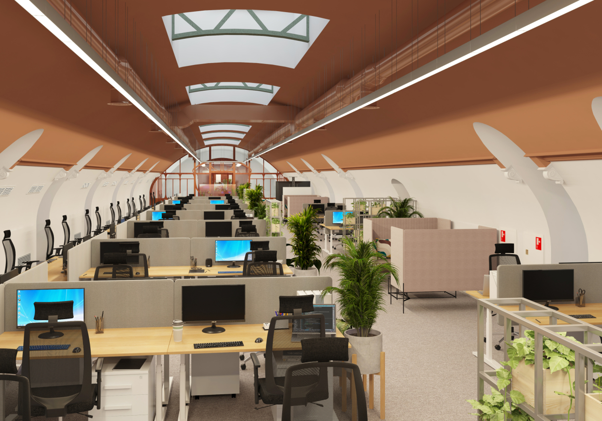 Office in St. Petersburg in 3d max vray 3.0 image