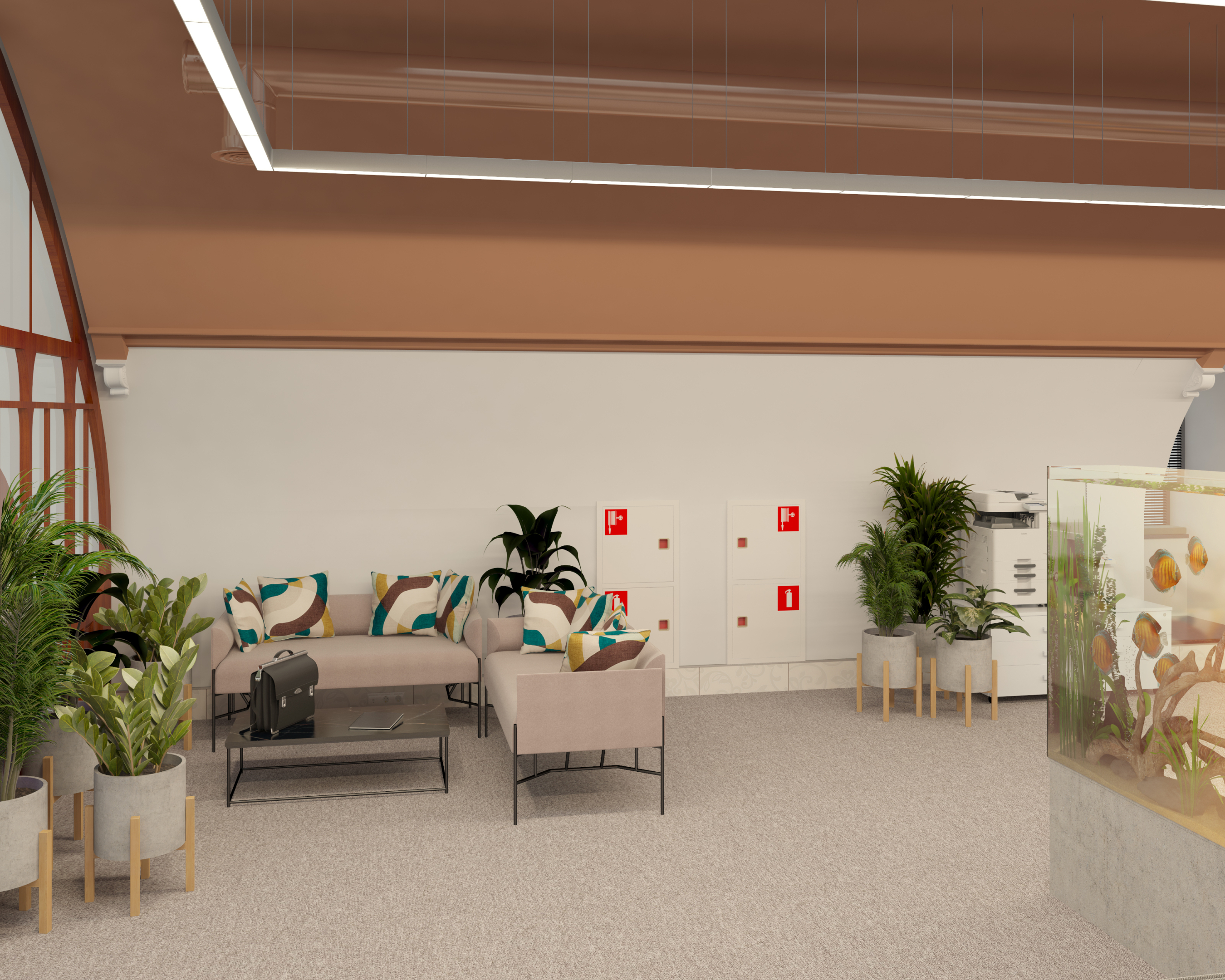 Büro in St. Petersburg in 3d max vray 3.0 Bild