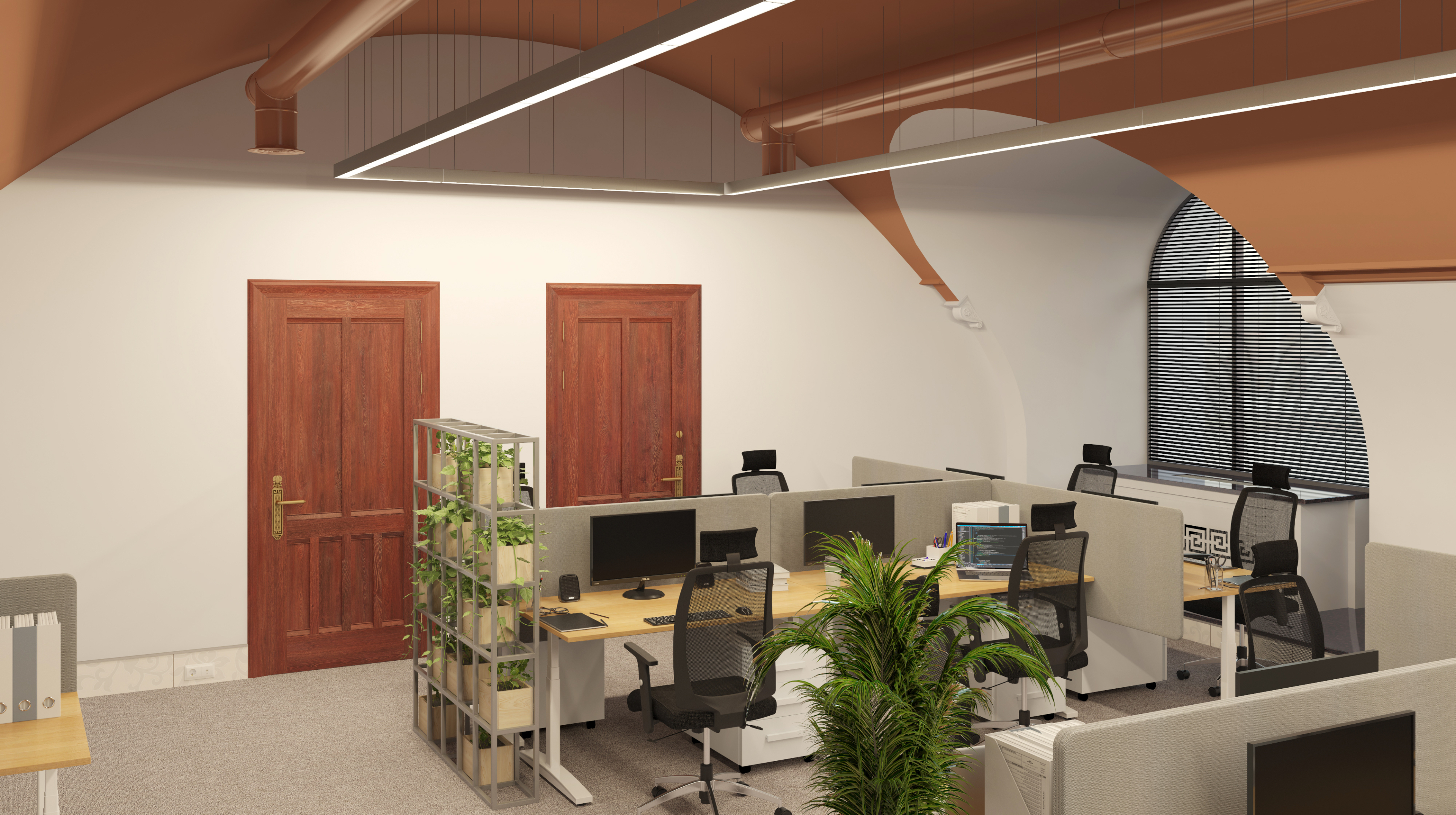 Office in St. Petersburg in 3d max vray 3.0 image