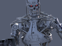 TERMİNATÖR T-800 ENDOSKELETON REKVİZİT T4