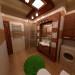 A Bathroom in 3d max vray image