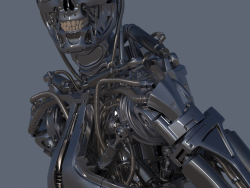 TERMINATOR T-800 ENDOSKELETON REKVIZIT T4 #3