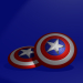 3D-Captain America-Schild