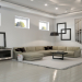 Sala de estar em branco em 3d max vray 2.0 imagem