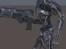 TERMINATOR T-800 ENDOSKELETON REKVIZIT T2