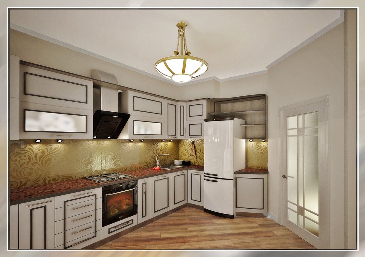 Cozinha em 3d max vray 2.0 imagem