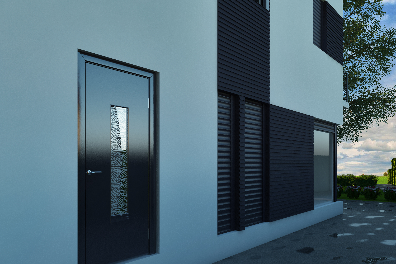 Projet de maison de haute technologie dans 3d max vray 3.0 image