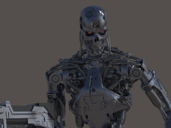 TERMINATOR T-800 ENDOSKELETON REKVIZIT T2 V1