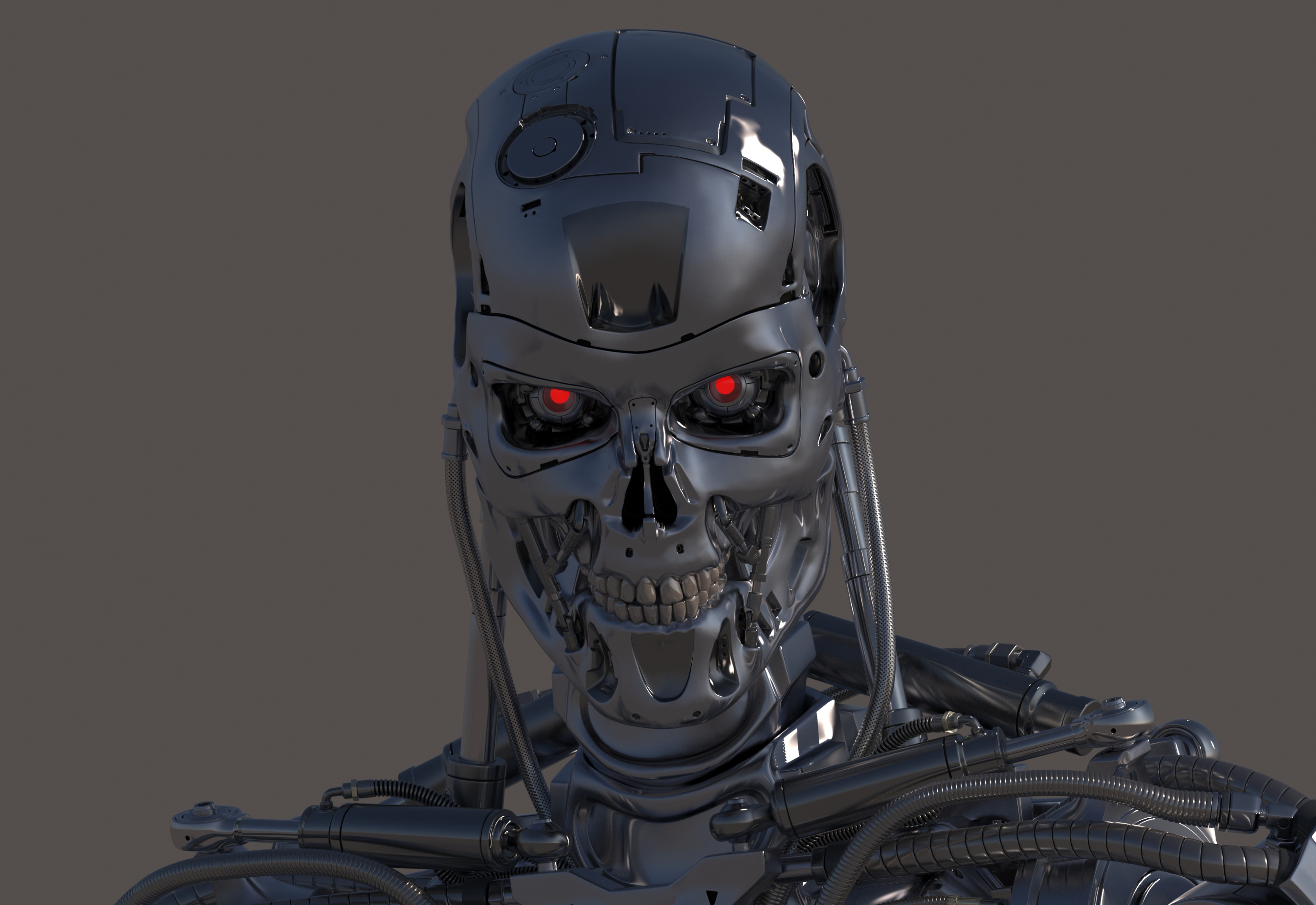 TERMINATOR T-800 ENDOSCHELETRO REKVIZIT T2 V1 in 3d max vray 5.0 immagine