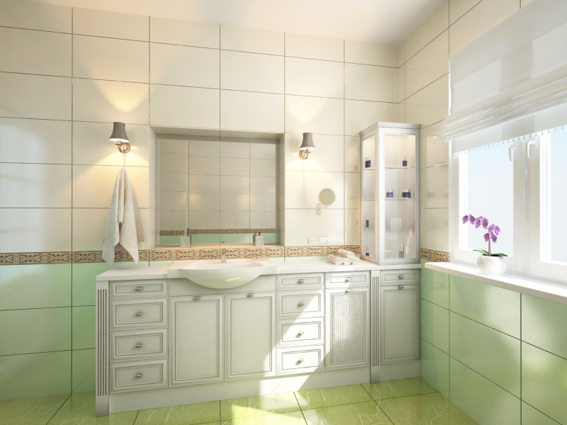 Banyo in 3d max vray 3.0 resim