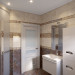 Bathroom in 3d max corona render image