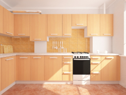 kitchen ... chipboard!