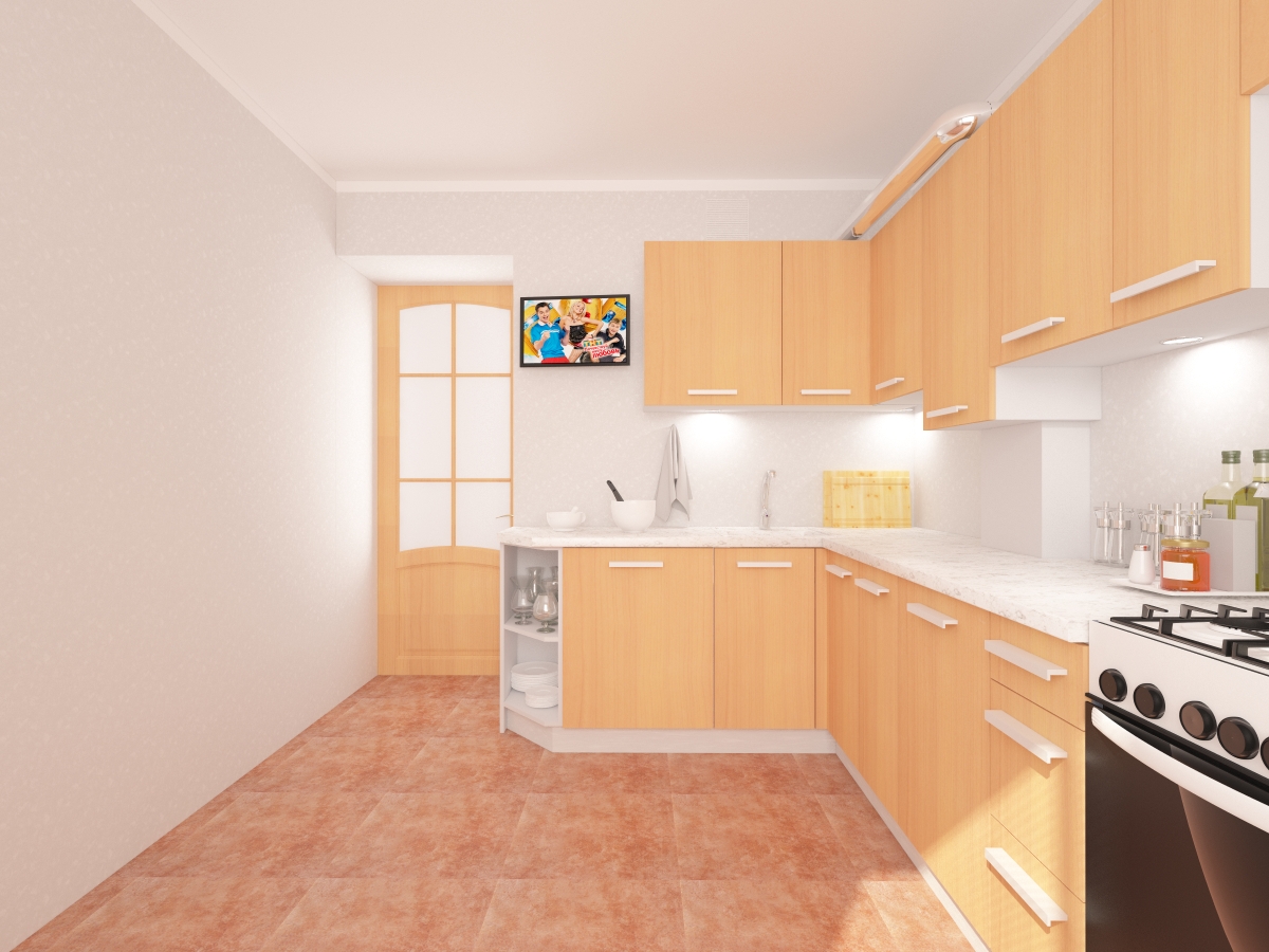 cuisine ... aggloméré! dans 3d max vray 2.5 image